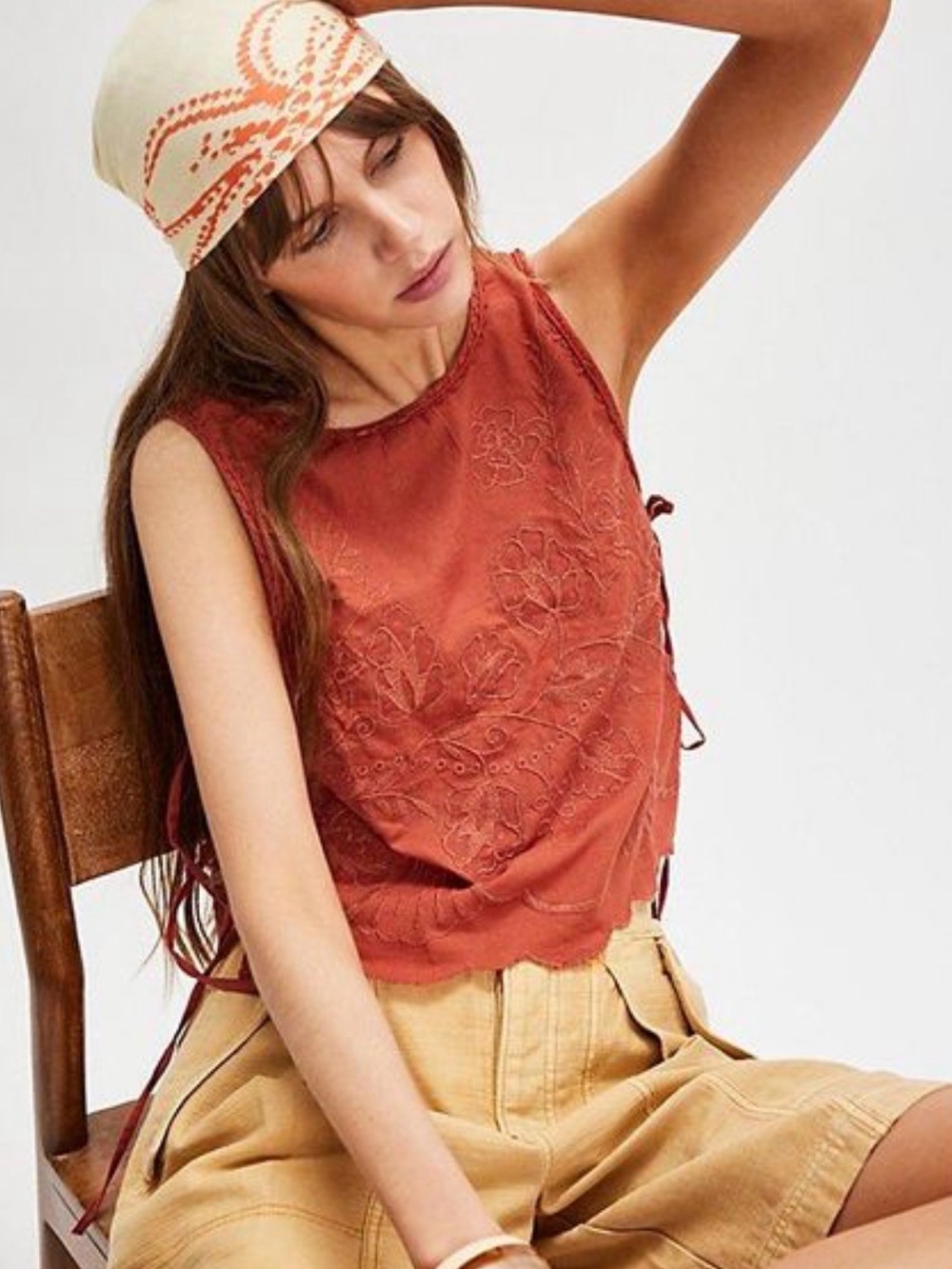 Free People Faded Gardens Tank